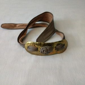 Leather Tie Belt